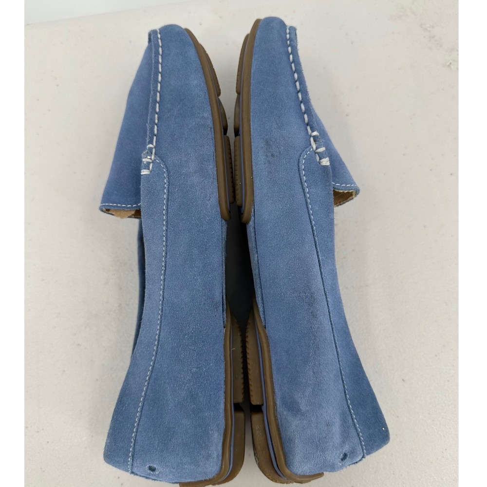 Rockport Blue Suede Loafers Women's 10 Adiprene by Adidas Driving Mocs K73772 - Picture 4 of 8